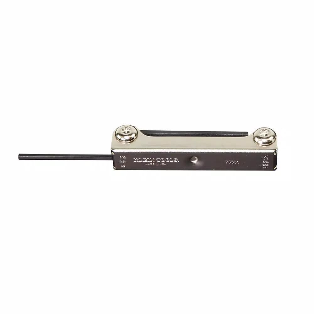 Klein Tools 8-Key Folding Hex Key Set, SAE