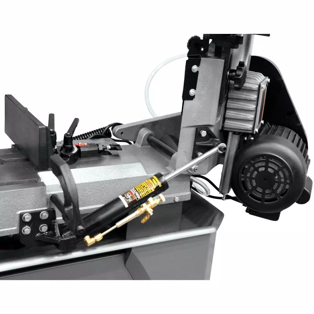 JET HVBS-712 3/4 HP 7 in. x 12 in. Metalworking Horizontal and Vertical Band Saw with Closed Stand