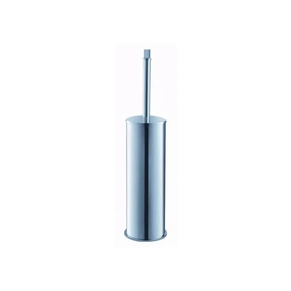 Fresca Chrome Toilet Brush and Holder Set - Heavy Duty Brass with Triple Chrome Finish