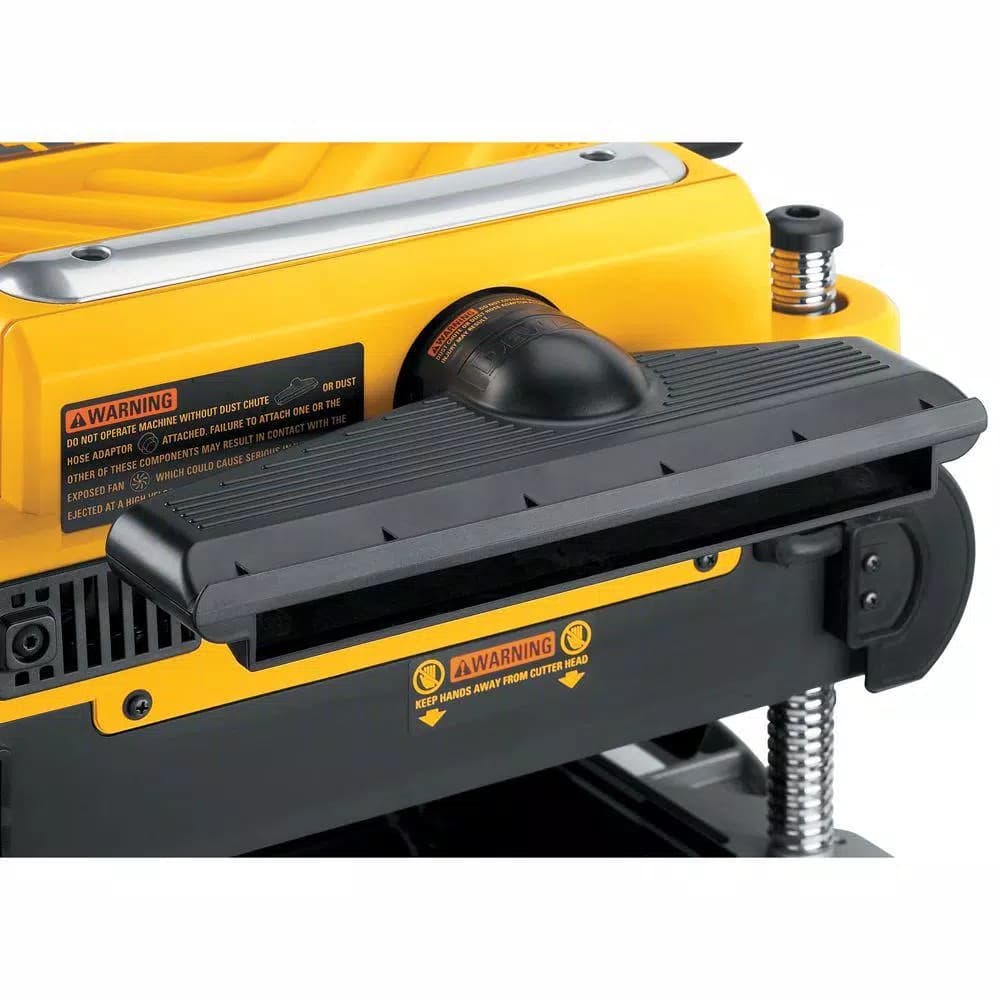 DEWALT 13 in. Heavy-Duty 2-Speed Thickness Planer with 3-Knife Cutterhead and Tables