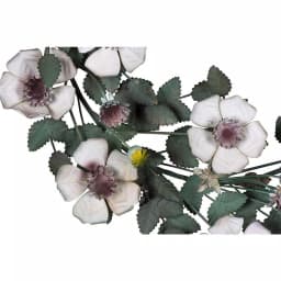 3R Studios Bungalow Lane 19 in. Hand Painted Tole Metal Flower Wreath, Multi-Colored thumbnail 3