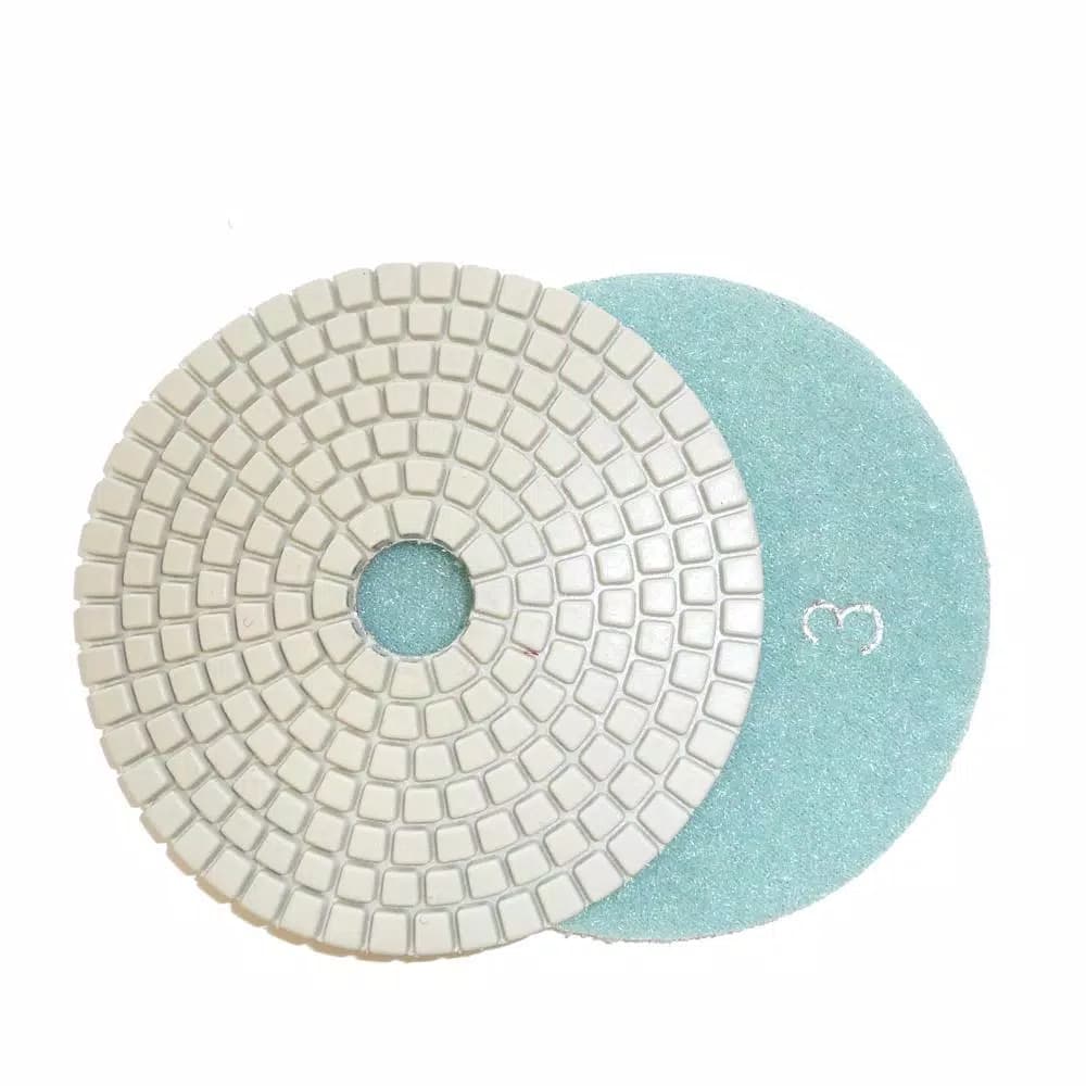 Unbranded JHX 4 in. 3-Step Dry/Wet Diamond Polishing Pad - Step 3
