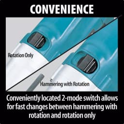 Makita 6.6 Amp 3/4 in. Corded Hammer Drill with Torque Limiter and Hard Case thumbnail 7
