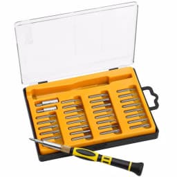 Platinum Tools 33-Piece Precision Screwdriver Set with Adjustable TPR Grip and High-Impact Case thumbnail 2