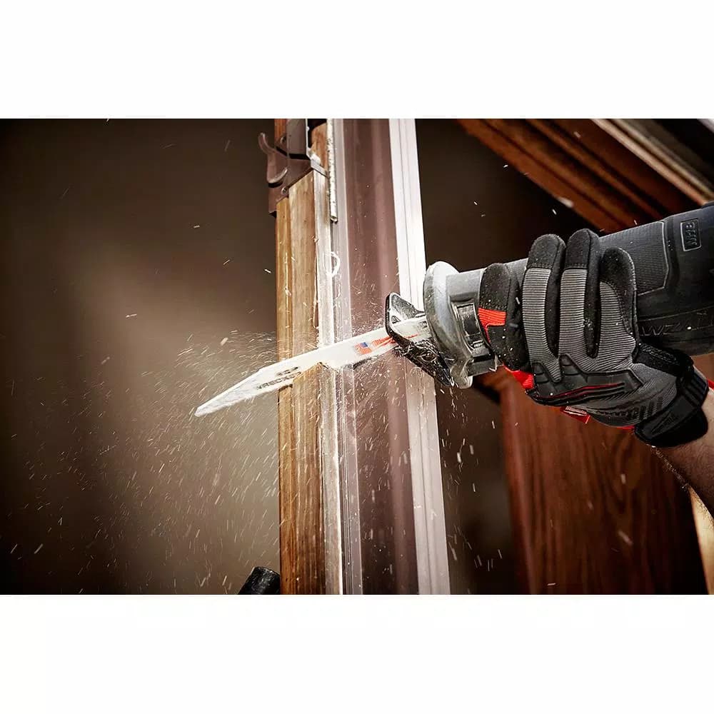 Milwaukee Torch 9 in. Wrecker Multi-Material Demolition Reciprocating Saw Blades, 7/11 TPI (10-Pack)