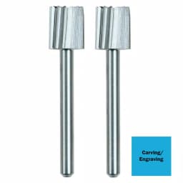 Dremel Dermal 5/16 in. Oval-Shaped High Speed Rotary Cutter Bit for Wood, Plastic, and Soft Metals (2-Pack) thumbnail 2