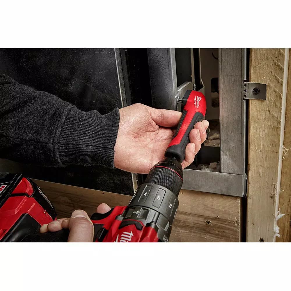 Milwaukee SHOCKWAVE Right Angle Drill Adapter with 1 in. PH2 Bit