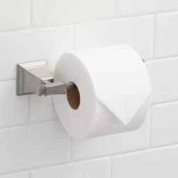 Glacier Bay Exhibit Single Post Toilet Paper Holder, Brushed Nickel thumbnail 2