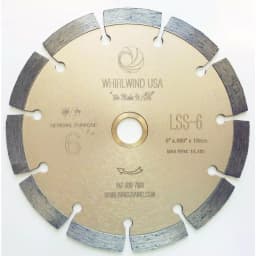 Whirlwind USA 6 in. Segmented Diamond Blade for Concrete, Stone, Brick, and Masonry thumbnail 1