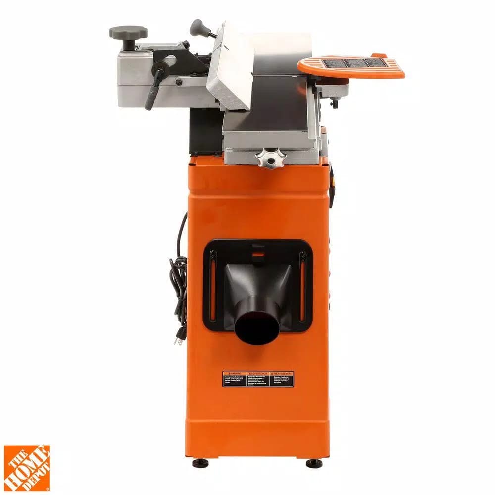 RIDGID 6-1/8 in. Corded Jointer/Planer, 6 Amp, 1 HP Heavy Duty Induction Motor