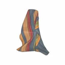 Greenland Home Fashions Katy Multicolored Quilted Cotton Throw, Reversible Striped Design thumbnail 4