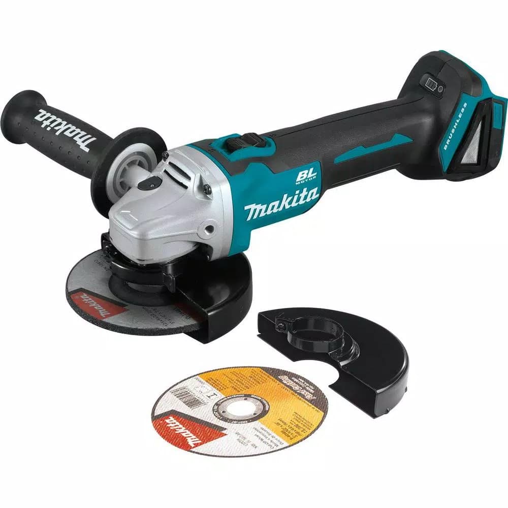 Makita 18V LXT Brushless Cordless 4-1/2"/5" Angle Grinder with Electric Brake (Tool Only)