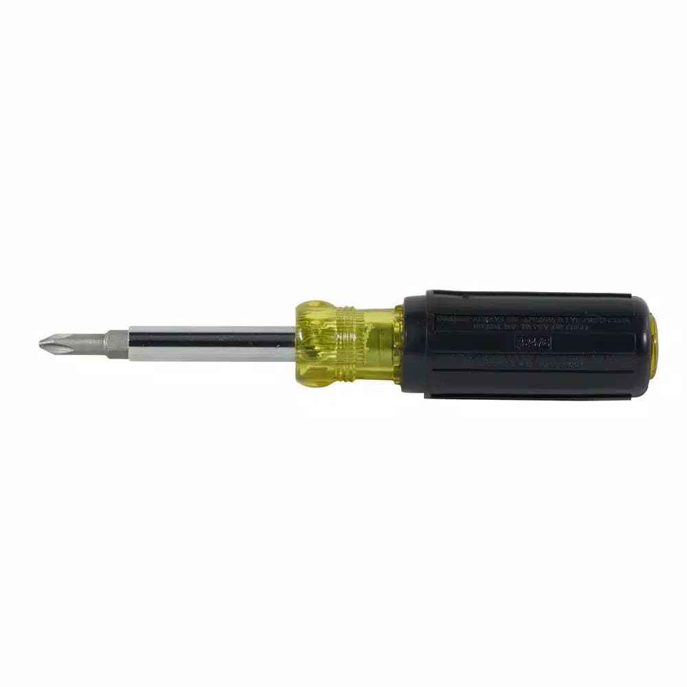 Klein Tools 5-in-1 Screwdriver and Nut Driver with Cushion Grip Handle