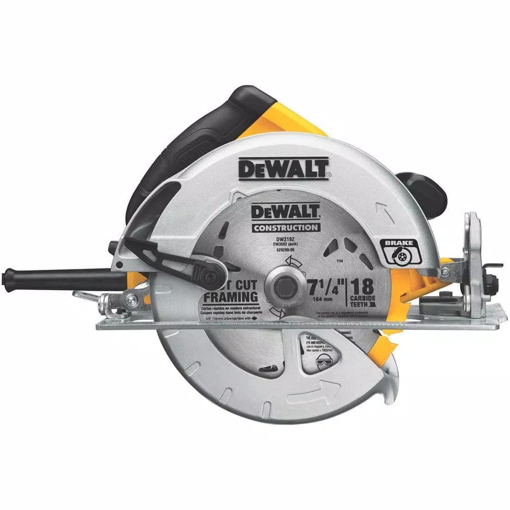 DEWALT 15 Amp 7-1/4 in. Lightweight Corded Circular Saw with Electric Brake