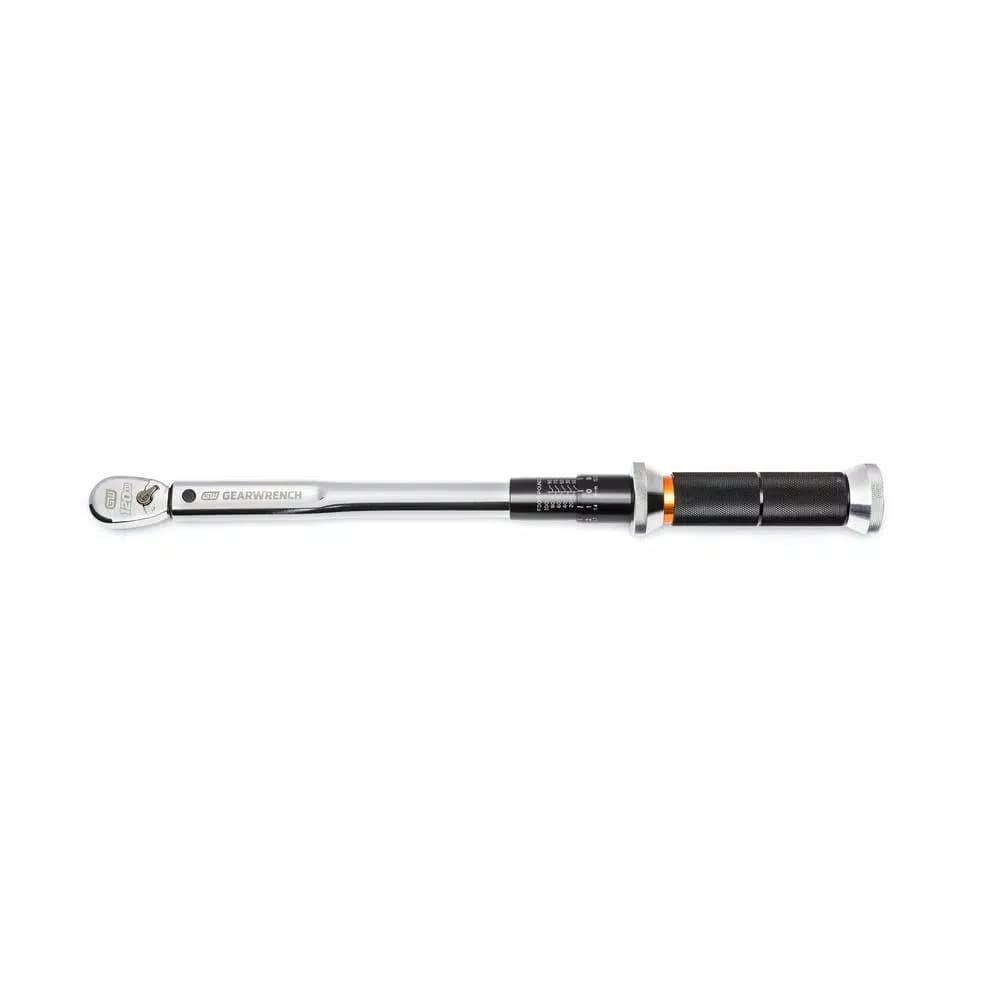 GearWrench 120XP Micrometer Torque Wrench, 3/8 in. Drive, 10-100 ft-lb