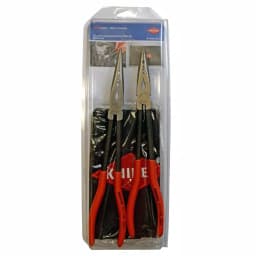 KNIPEX 11 in. Extra Long Straight and Angled Needle Nose Pliers Set with Storage Pouch thumbnail 3