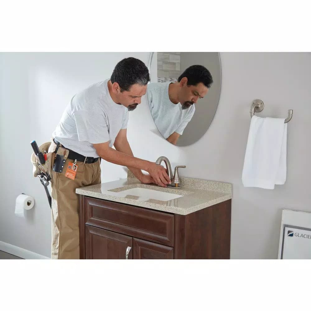 KOHLER Worth 18 in. Single Towel Bar in Brushed Nickel