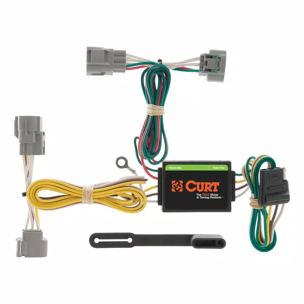 CURT Custom Vehicle-Trailer Wiring Harness, 4-Way Flat Output for Toyota Tacoma, T100, Hilux