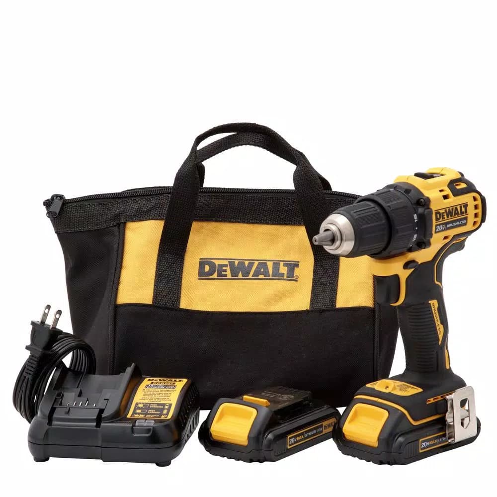 DEWALT 20V MAX ATOMIC Brushless Compact 1/2 in. Drill/Driver & 4-1/2 in. Circular Saw Kit