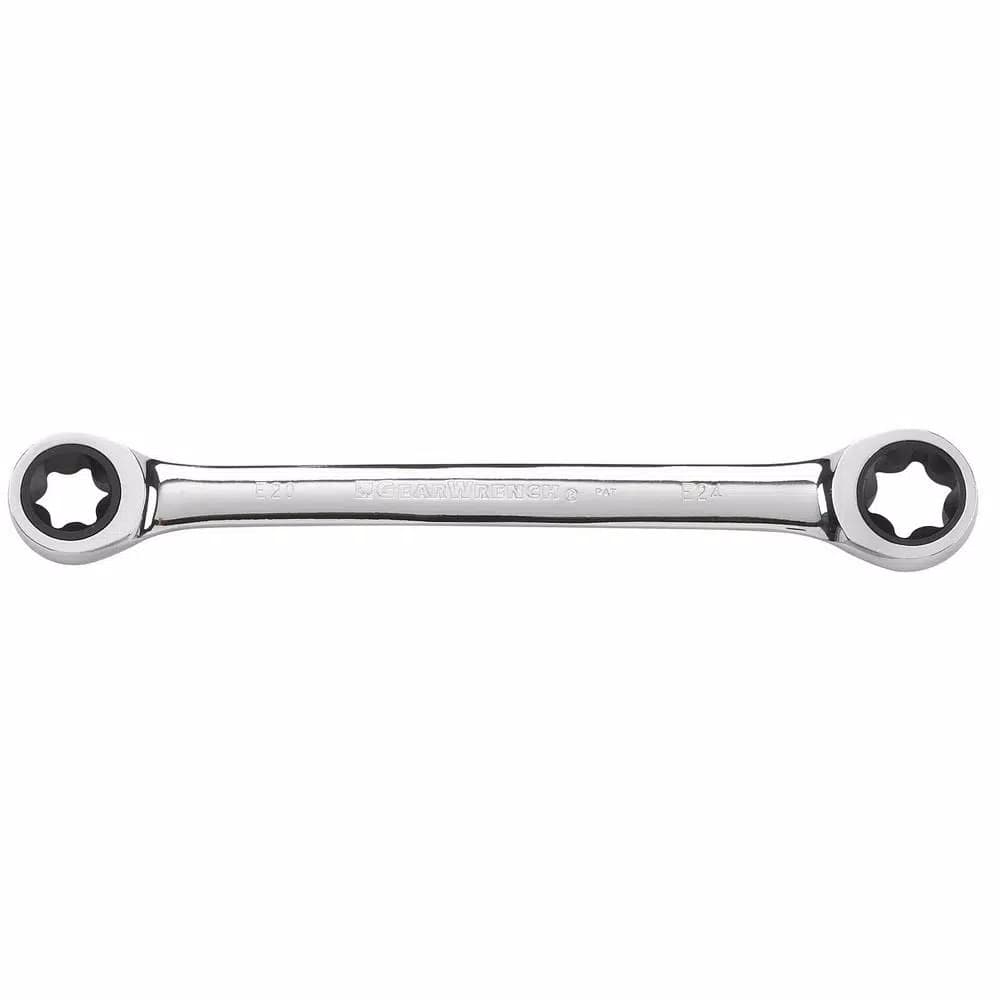 GearWrench 4-Piece E-Torx Ratcheting Double Box-End Wrench Set