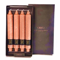 ROOT CANDLES 9 in. Timberline Collenette Rust Taper Candles, Beeswax Enriched, Box of 4 thumbnail 2