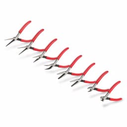TEKTON 8-Piece Mini Pliers Set with Needle Nose, Long Nose, and Cutting Pliers thumbnail 1