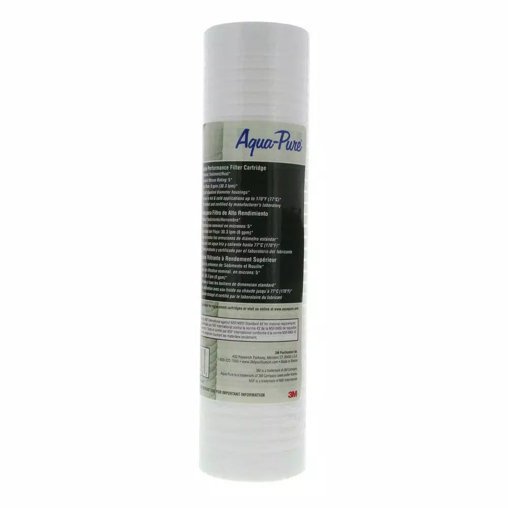 3M Aqua-Pure AP110 Whole House Water Filter Replacement Cartridge, 5 Micron Sediment Filter