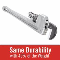 RIDGID 814 14 in. Aluminum Straight Pipe Wrench thumbnail 12