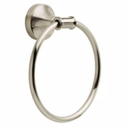 Delta Phoebe Brushed Nickel Towel Ring - Transitional Hand Towel Holder thumbnail 1