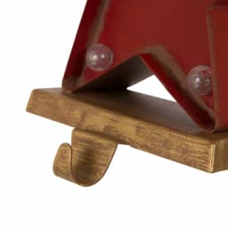 Glitzhome Marquee LED Star Stocking Holder Set of 2 - Metal Holiday Decor thumbnail 5
