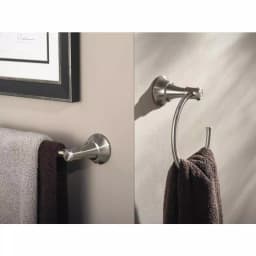 MOEN Ashville 24 in. Chrome Single Towel Bar thumbnail 4