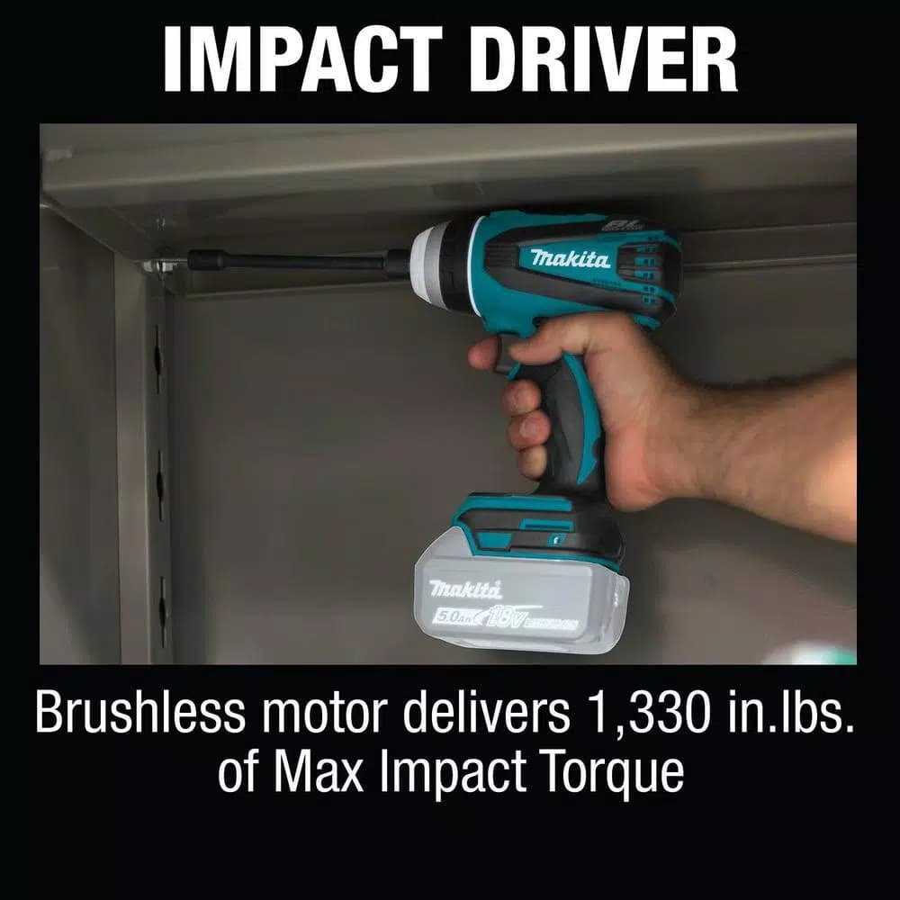 Makita 18V LXT Brushless 4-Function Hybrid Impact Hammer Driver Drill (Tool Only)