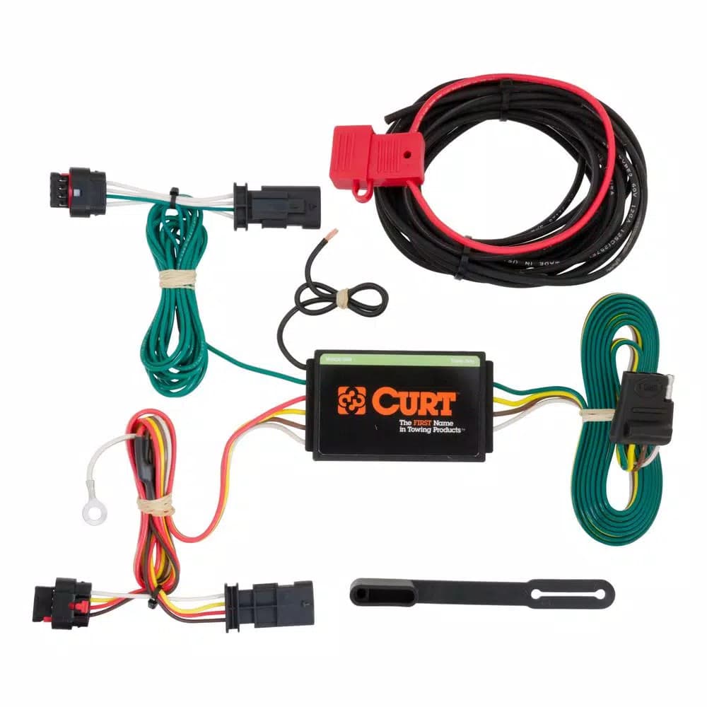 CURT Custom Vehicle-Trailer Wiring Harness for Chevrolet Traverse, 4-Way Flat Output