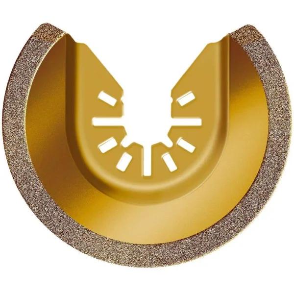 Rockwell RW8946 3-1/8 in. Universal Fit Carbide Grit Semicircle Oscillating Tool Blade