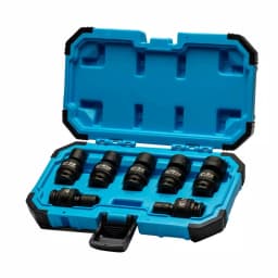 Capri Tools 3/8 in. Drive SAE Universal Impact Swivel Socket Set, 7-Piece thumbnail 1