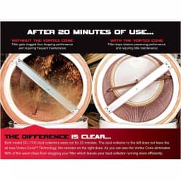 JET DC-1100VX-CK 1.5 HP 1100 CFM Dust Collector with Vortex Cone and 2-Micron Canister Kit thumbnail 3