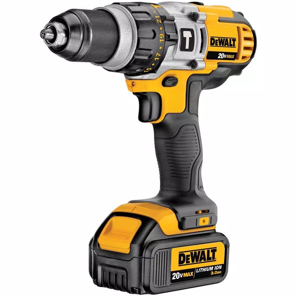 DEWALT 20V MAX Cordless Hammer Drill and Impact Driver Combo Kit with (2) 3.0 Ah Batteries & Charger