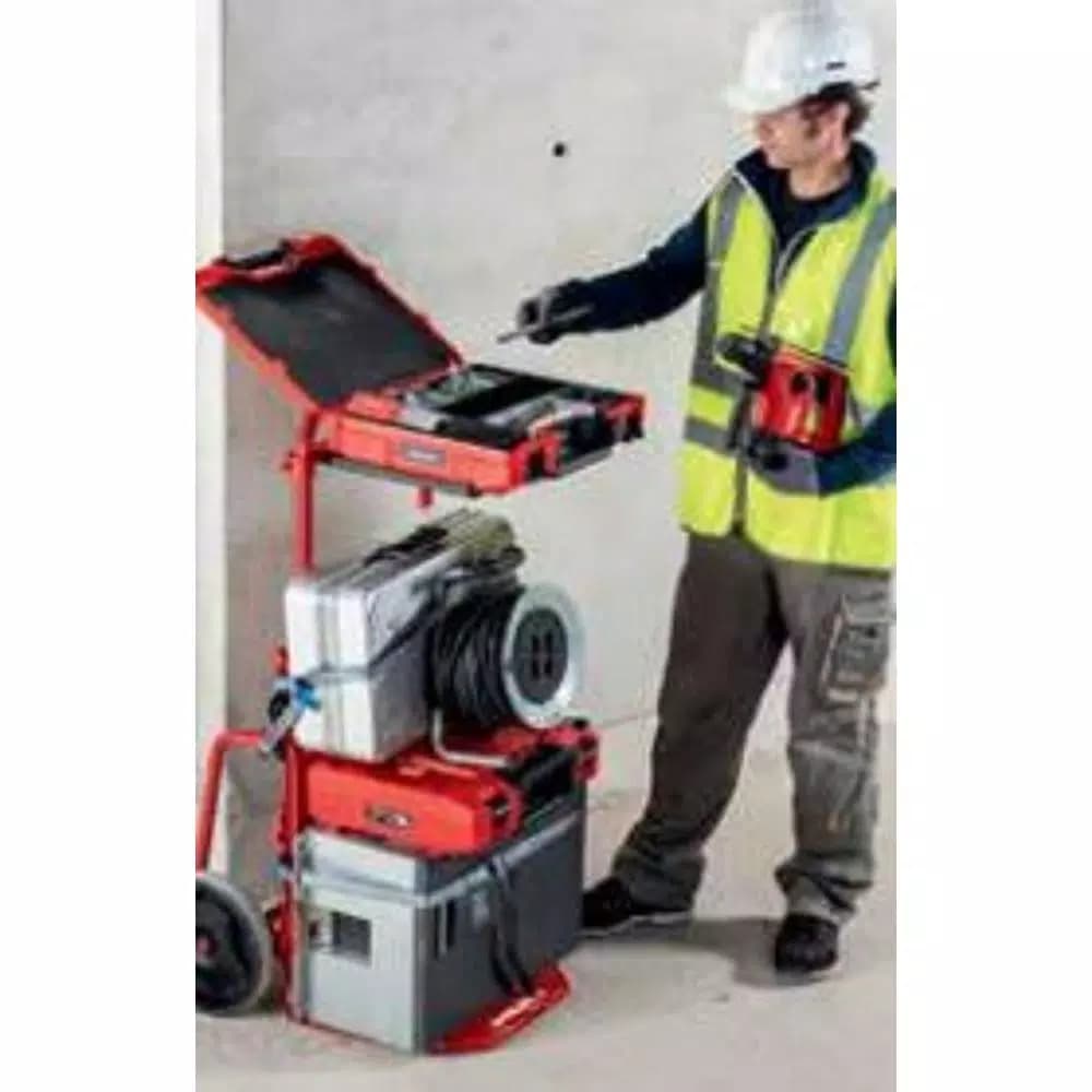 Hilti REDiPAK Folding Hand Truck/Dolly with 3-Shelves and Straps, 330 lbs Capacity