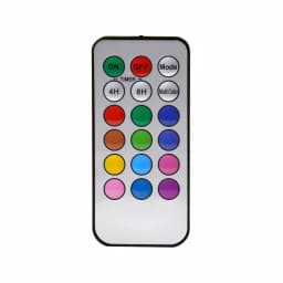 LUMABASE 3-Piece Round Flameless LED Wax Candle Set with Remote Control, Color Changing Pillar Candles thumbnail 8