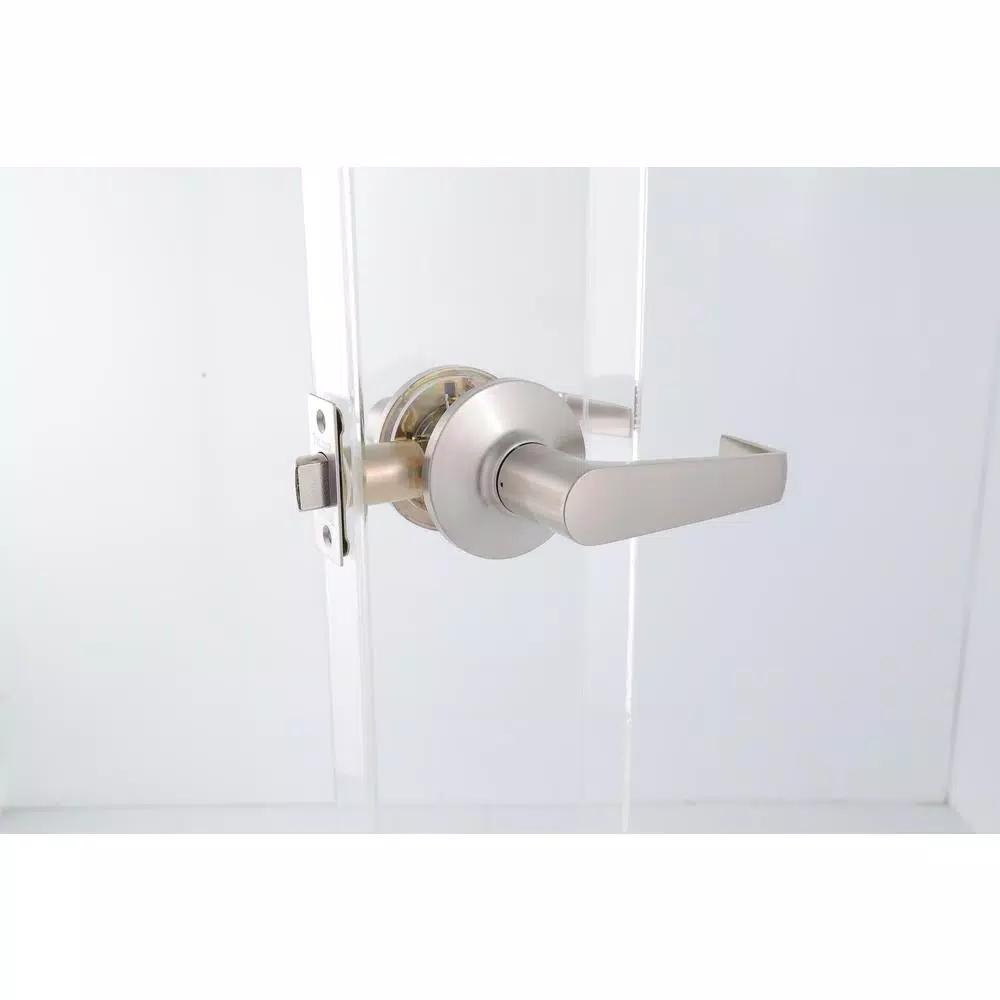 Toledo Fine Locks Segovia Satin Stainless Steel Passage Lever Set