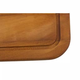 ALFI BRAND Iroko Wood Cutting Board - Large Rectangular Butcher Block for Kitchen & Serving thumbnail 6