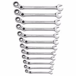 GearWrench 12-Piece Metric Indexing Combination Ratcheting Wrench Set thumbnail 1