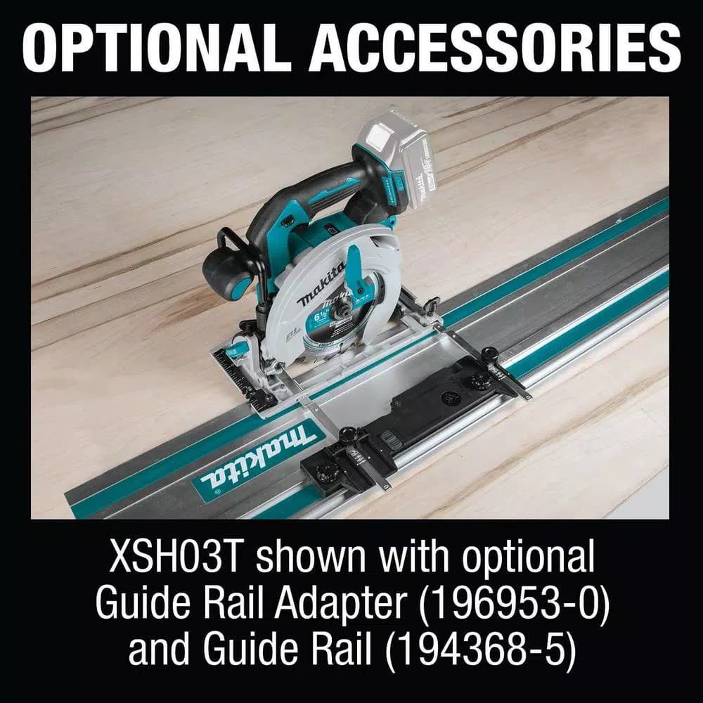 Makita 18V LXT Brushless 6-1/2 in. Cordless Circular Saw with Electric Brake (Tool Only)