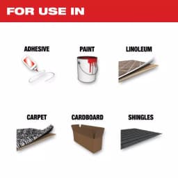 Milwaukee OPEN-LOK 3-in-1 Stainless Steel Oscillating Multi-Tool Cutting and Scraper Blade thumbnail 2