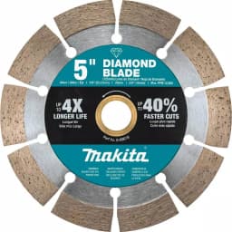 Makita 5 in. Segmented Rim Diamond Blade for Masonry, Brick, and Concrete thumbnail 1