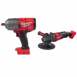 Milwaukee M18 FUEL 1/2 in. High Torque Impact Wrench & 7 in. Variable Speed Polisher Combo Kit thumbnail 1