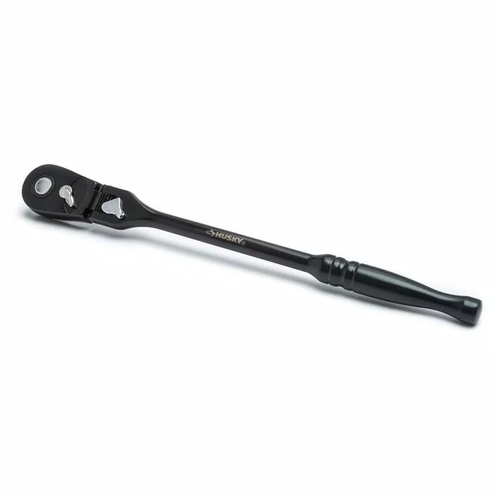Husky 1/2 in. Drive 100-Position Flex Head Ratchet Set, 2-Piece