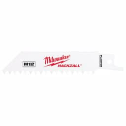 Milwaukee 4 in. 6 TPI Plaster and Drywall Reciprocating Saw Blades, 5-Pack thumbnail 1
