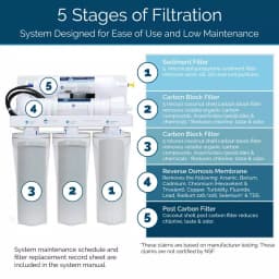 Olympia Water Systems Permeate Pump Under-Sink Reverse Osmosis Water Filtration System, 50 GPD thumbnail 3