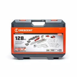 Crescent 128-Piece 3/8 in. Drive Mechanics Tool Set with 1/4 in. Drive, SAE and Metric thumbnail 2